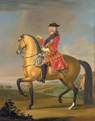 George II bij de Slag bij Dettingen